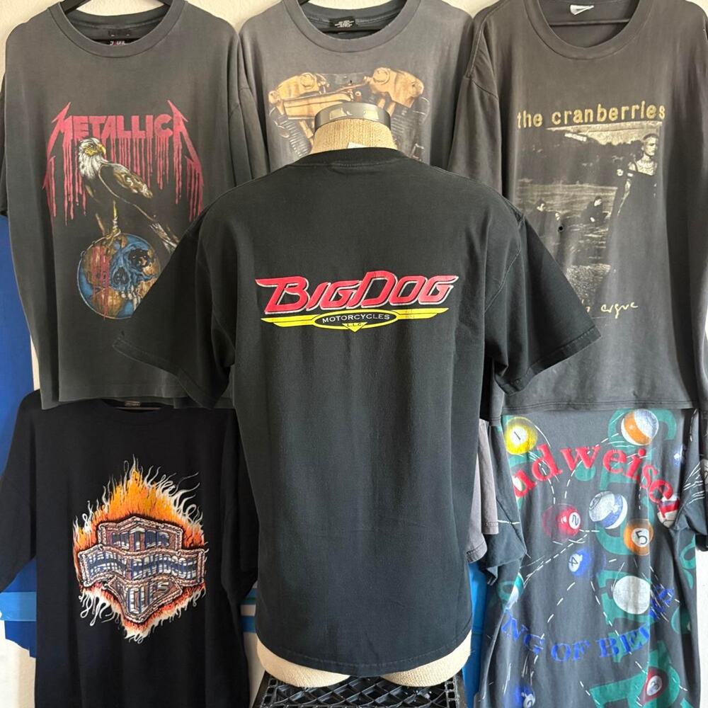 Vintage 1990s Big Dogs Biker T-shirt